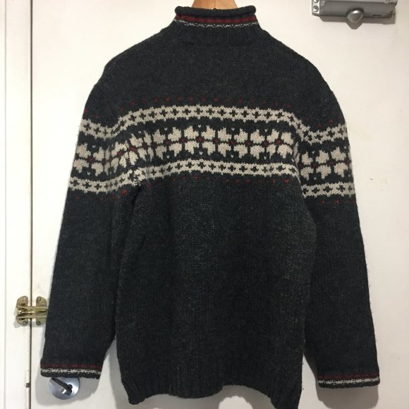 VINTAGE EDDIE BAUER KNITTED WOOL SWEATERS SIZE M - Picture 5 of 6